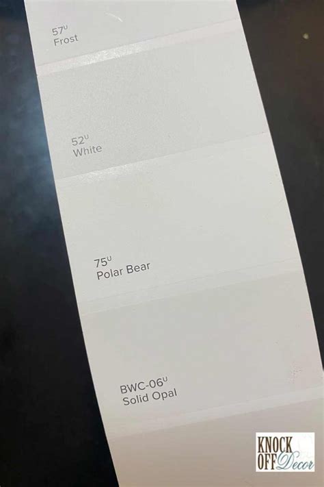 I have been loving Behr paint colors inspiration rooms lately because the palettes are just out of this world. . Behr polar bear vs whisper white